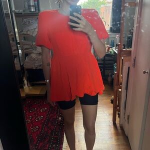 Proenza Schouler Vibrant Red Blouse